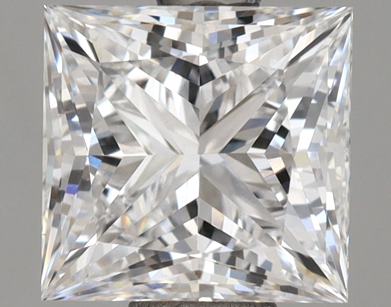 1.46 Carat Princess Shaped, Ideal Cut, D Color, VVS1 Clarity, IGI Certified Lab Grown Diamond