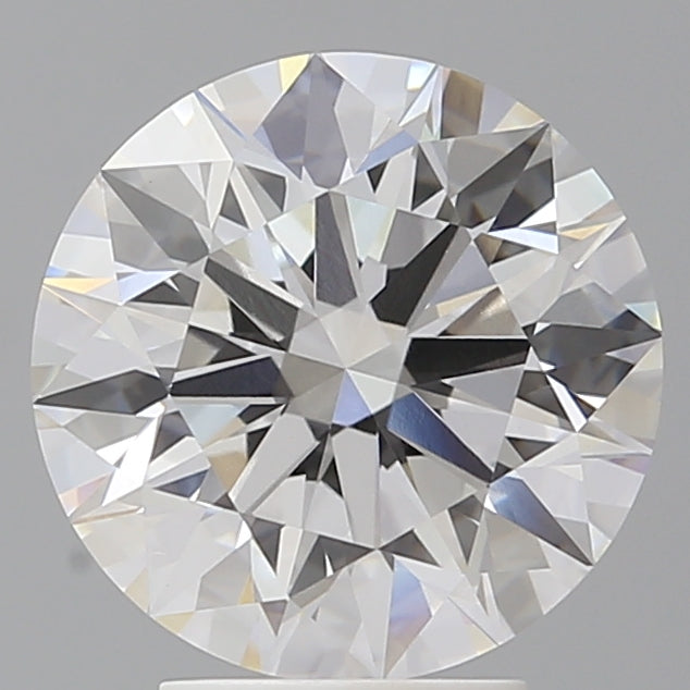 4.10 Carat Round Shaped, Ideal Cut, F Color, VVS2 Clarity, IGI Certified Lab Grown Diamond
