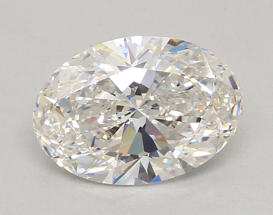 3.04 Carat Oval Shaped, Ideal Cut, F Color, VVS2 Clarity, IGI Certified Lab Grown Diamond
