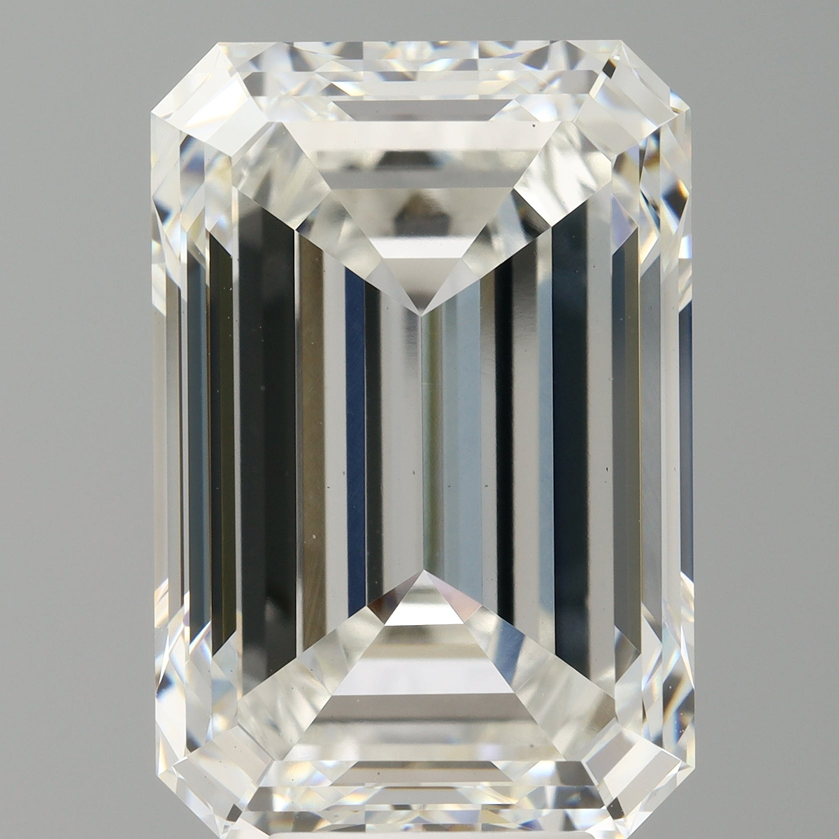 9.10 Carat Emerald Shaped, Excellent Cut, F Color, VS1 Clarity, IGI Certified Lab Grown Diamond