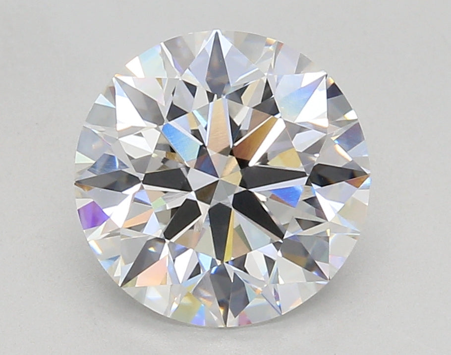 3.26 Carat Round Shaped, Ideal Cut, E Color, VVS2 Clarity, IGI Certified Lab Grown Diamond