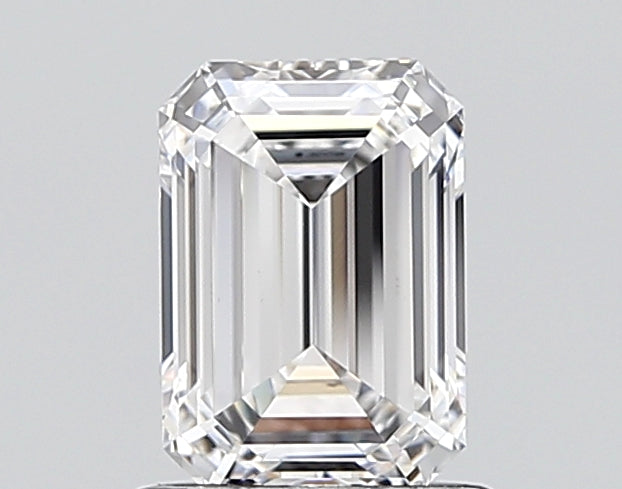 1.54 Carat Emerald Shaped, Ideal Cut, D Color, VS1 Clarity, IGI Certified Lab Grown Diamond