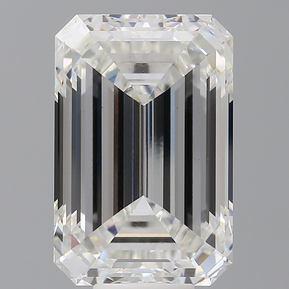 12.09 Carat Emerald Shaped, Excellent Cut, F Color, VS1 Clarity, IGI Certified Lab Grown Diamond