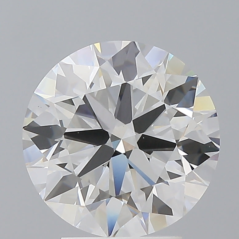 3.53 Carat Round Shaped, Ideal Cut, F Color, VVS2 Clarity, IGI Certified Lab Grown Diamond