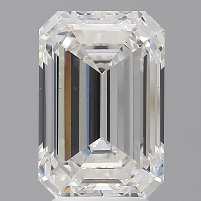 4.03 Carat Emerald Shaped, Ideal Cut, E Color, VS1 Clarity, IGI Certified Lab Grown Diamond