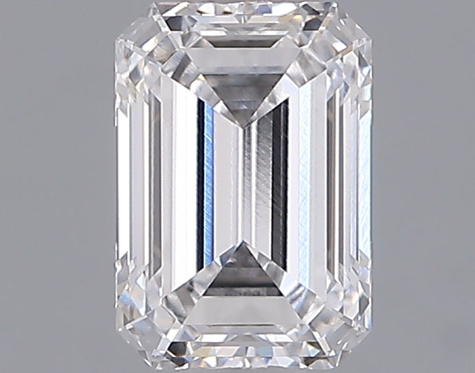 1.03 Carat Emerald Shaped, Ideal Cut, D Color, VVS1 Clarity, IGI Certified Lab Grown Diamond