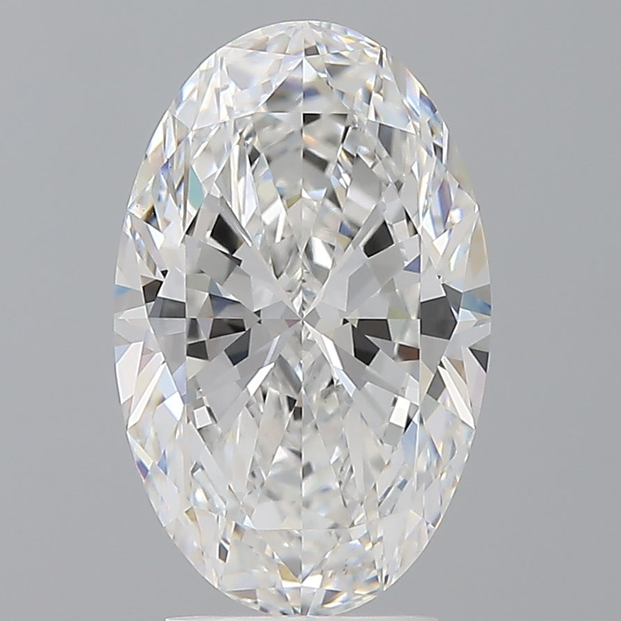 3.51 Carat Oval Shaped, Ideal Cut, E Color, VVS2 Clarity, IGI Certified Lab Grown Diamond