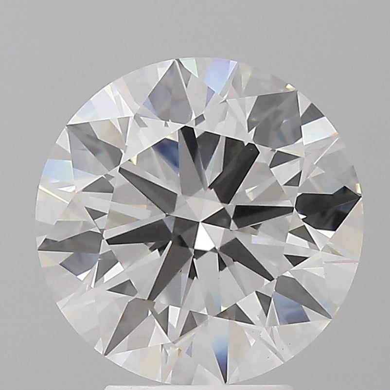 4.05 Carat Round Shaped, Ideal Cut, F Color, VVS2 Clarity, IGI Certified Lab Grown Diamond
