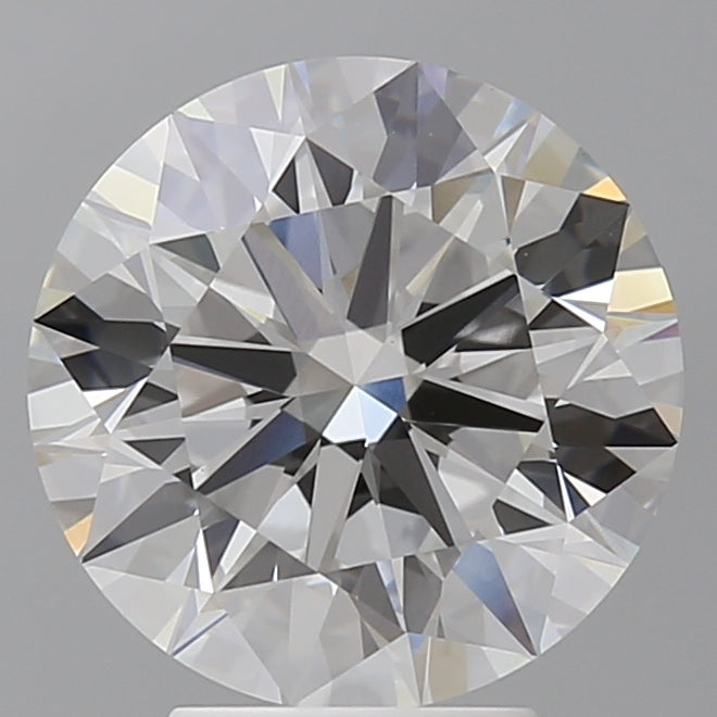 4.59 Carat Round Shaped, Ideal Cut, F Color, VVS2 Clarity, IGI Certified Lab Grown Diamond