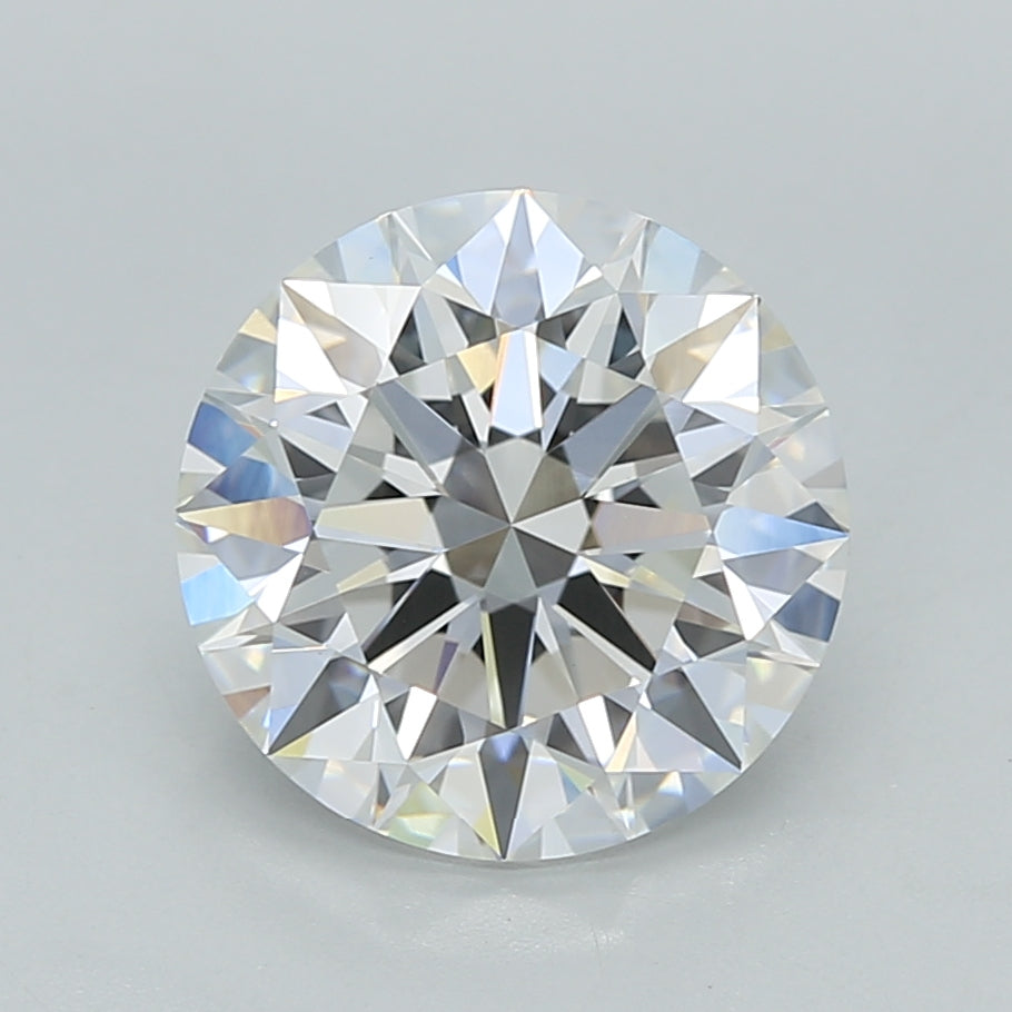 3.02 Carat Round Shaped, Ideal Cut, E Color, VVS2 Clarity, IGI Certified Lab Grown Diamond