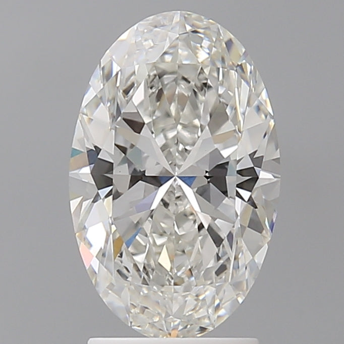 2.60 Carat Oval Shaped, Ideal Cut, F Color, VVS2 Clarity, IGI Certified Lab Grown Diamond