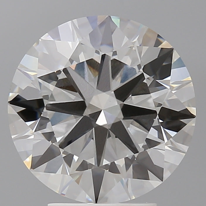 4.01 Carat Round Shaped, Ideal Cut, F Color, VVS2 Clarity, IGI Certified Lab Grown Diamond