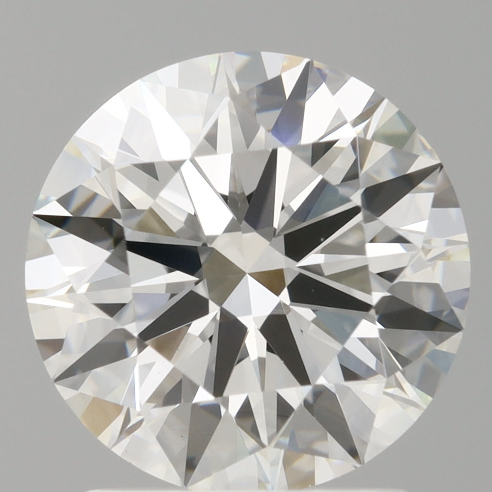 2.02 Carat Round Shaped, Ideal Cut, F Color, VVS2 Clarity, IGI Certified Lab Grown Diamond