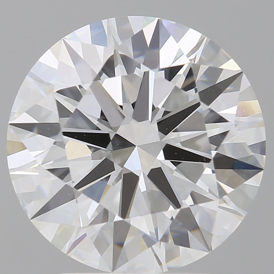 4.01 Carat Round Shaped, Ideal Cut, E Color, VVS2 Clarity, IGI Certified Lab Grown Diamond