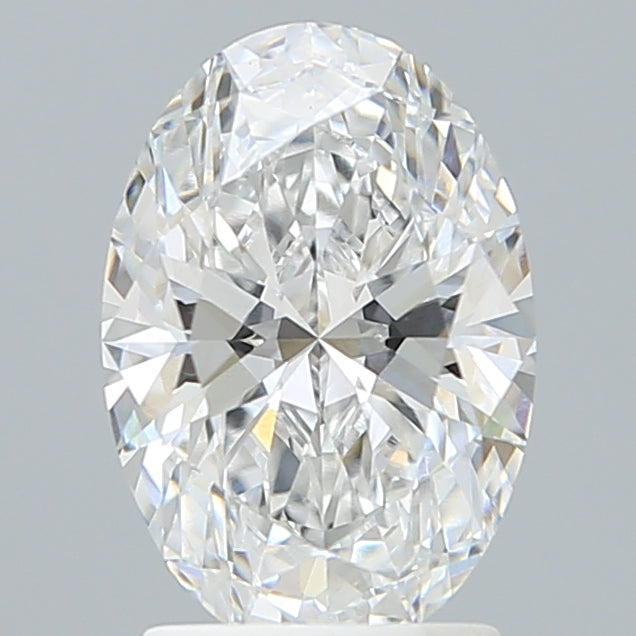 2.07 Carat Oval Shaped, Ideal Cut, D Color, VVS2 Clarity, IGI Certified Lab Grown Diamond