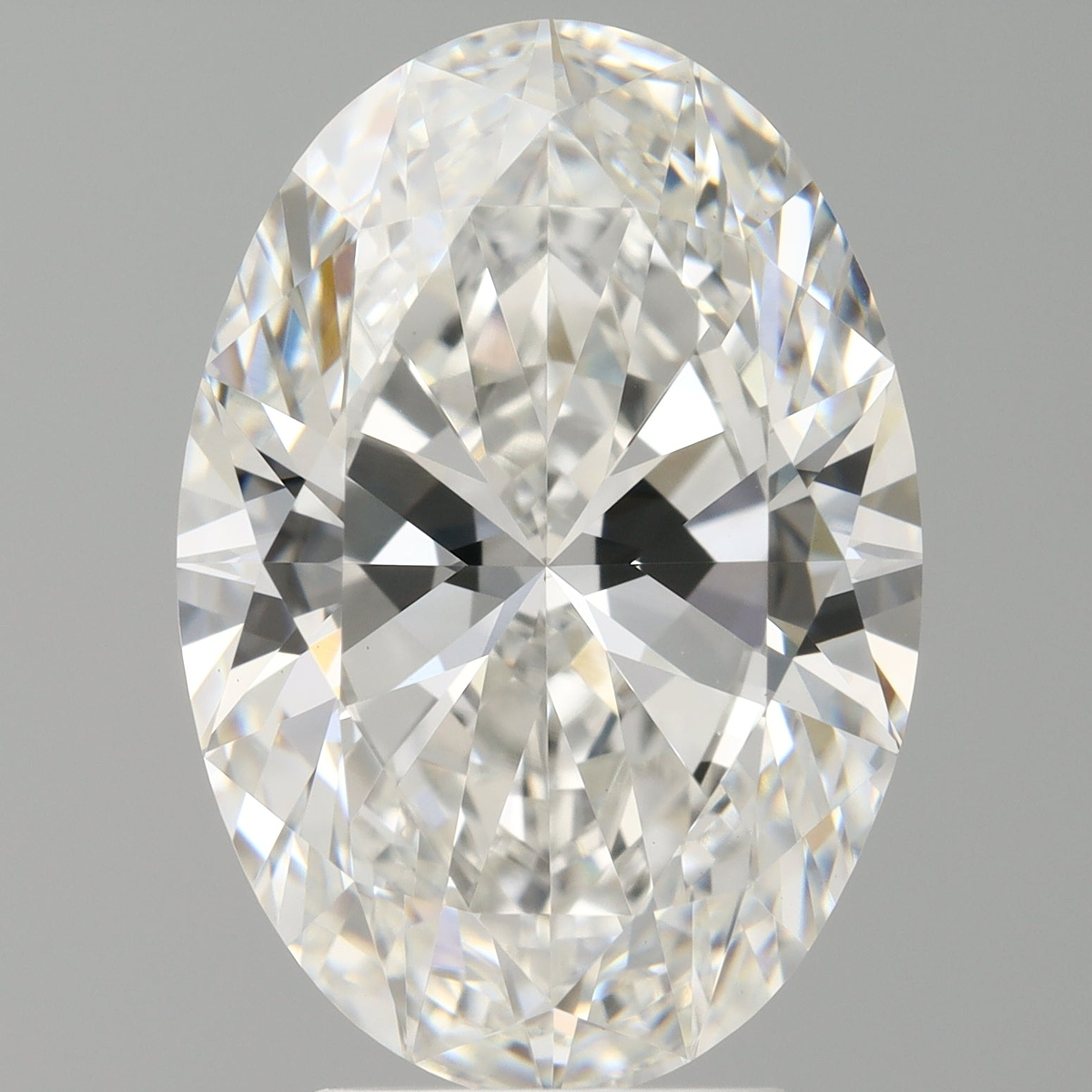 4.53 Carat Oval Shaped, Ideal Cut, F Color, VVS2 Clarity, IGI Certified Lab Grown Diamond