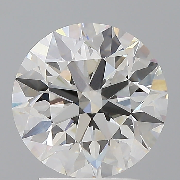 3.00 Carat Round Shaped, Excellent Cut, F Color, VVS2 Clarity, IGI Certified Lab Grown Diamond