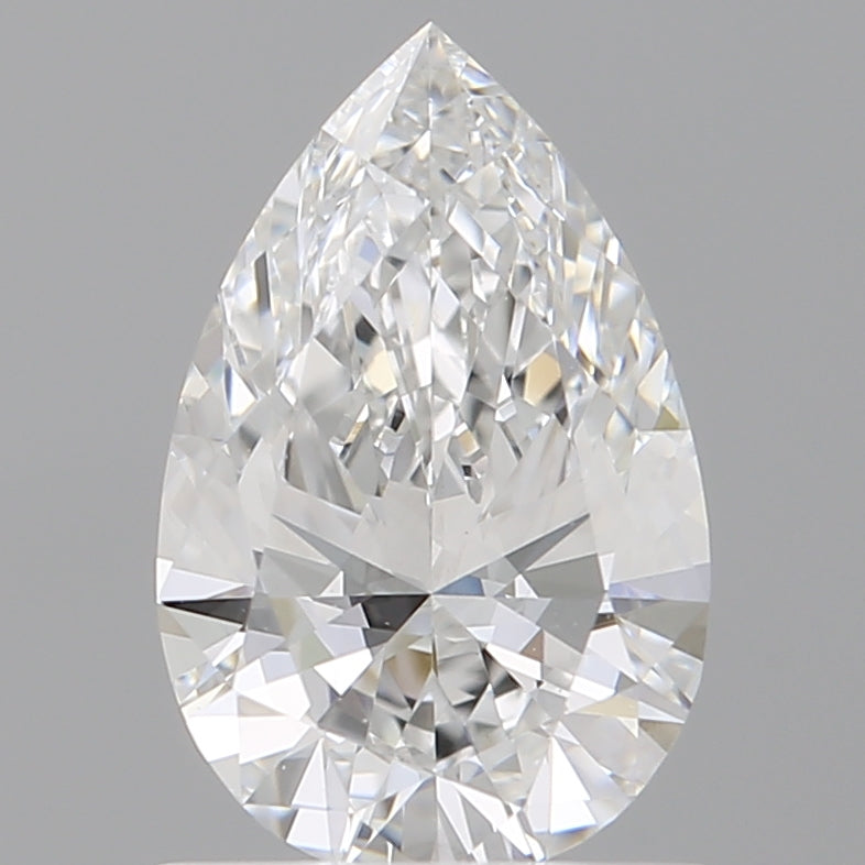 1.02 Carat Pear Shaped, Ideal Cut, E Color, VVS2 Clarity, IGI Certified Lab Grown Diamond