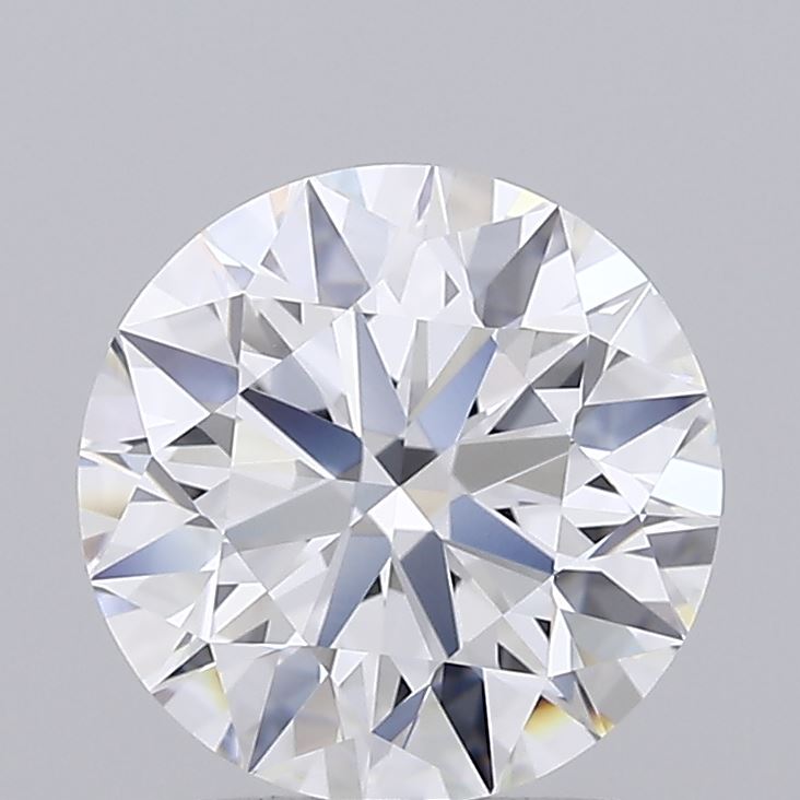 2.02 Carat Round Shaped, Ideal Cut, E Color, IF Clarity, IGI Certified Lab Grown Diamond
