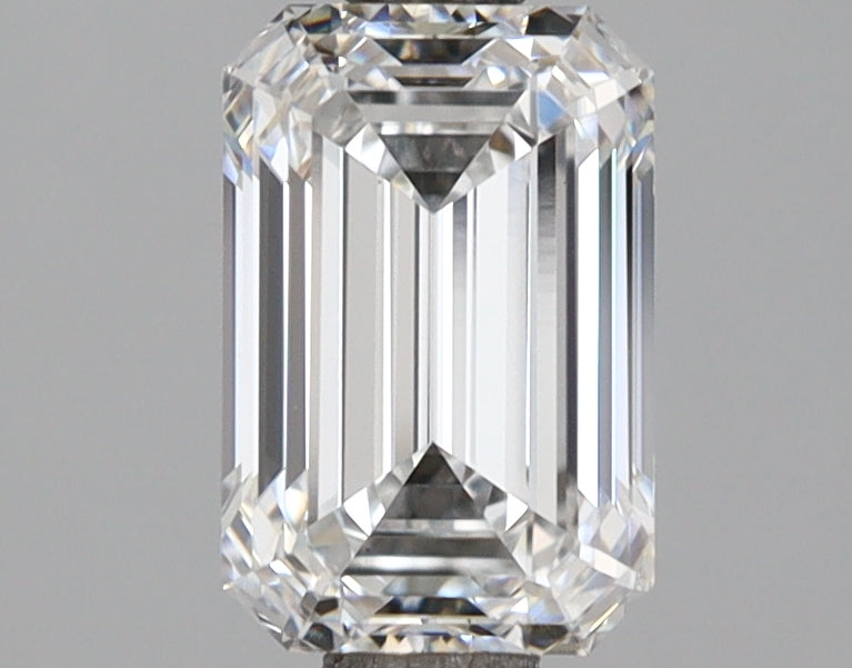 1.53 Carat Emerald Shaped, Ideal Cut, D Color, VVS2 Clarity, IGI Certified Lab Grown Diamond