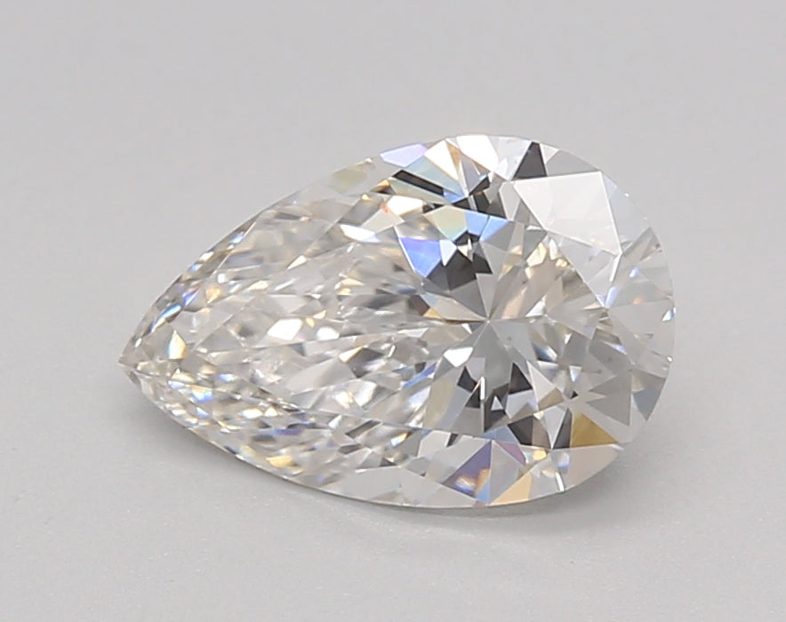 1.41 Carat Pear Shaped, Ideal Cut, G Color, VVS2 Clarity, IGI Certified Lab Grown Diamond