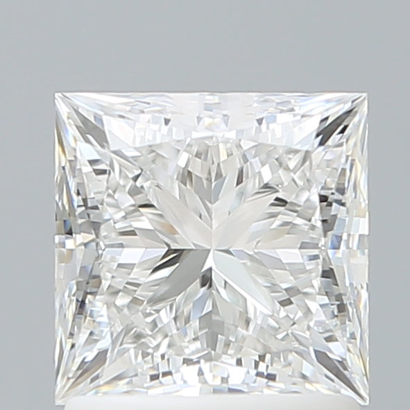1.60 Carat Princess Shaped, Ideal Cut, E Color, VVS2 Clarity, IGI Certified Lab Grown Diamond