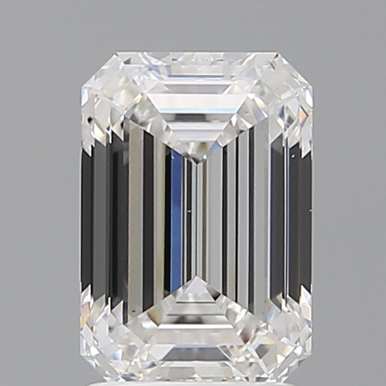 2.00 Carat Emerald Shaped, Ideal Cut, E Color, VS1 Clarity, IGI Certified Lab Grown Diamond