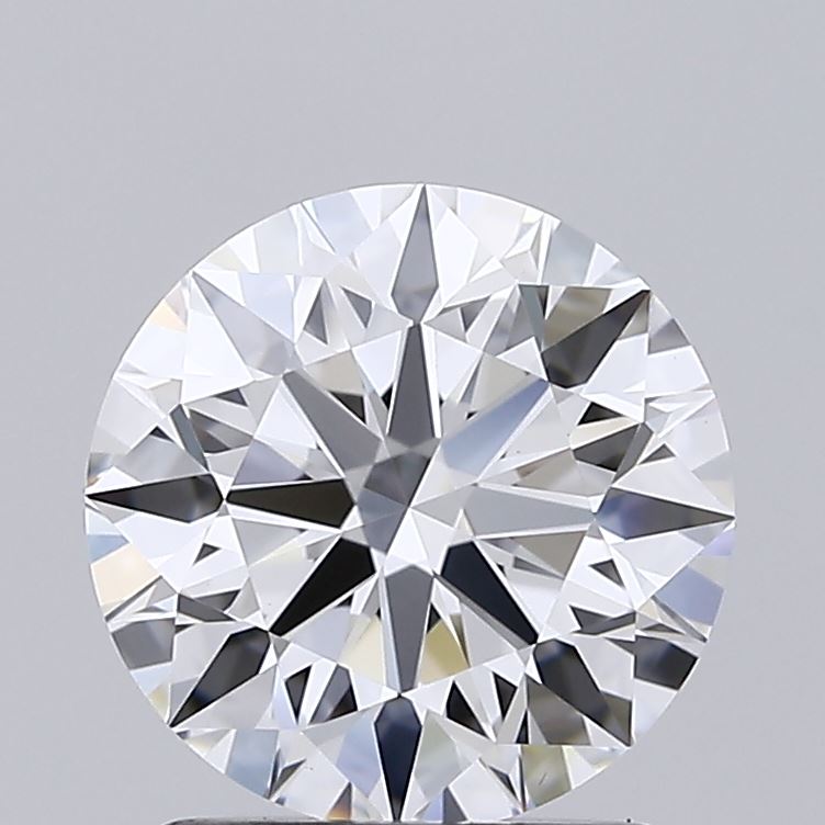 1.57 Carat Round Shaped, Ideal Cut, D Color, VS1 Clarity, IGI Certified Lab Grown Diamond