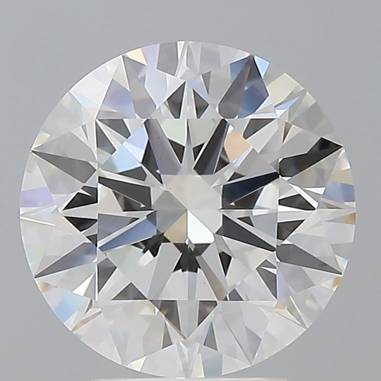 4.05 Carat Round Shaped, Ideal Cut, E Color, VVS2 Clarity, IGI Certified Lab Grown Diamond
