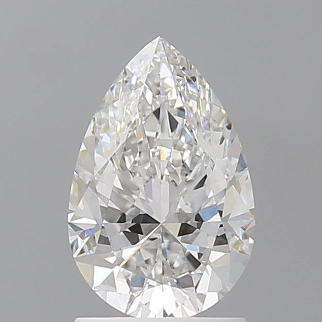 1.51 Carat Pear Shaped, Ideal Cut, E Color, VVS2 Clarity, IGI Certified Lab Grown Diamond