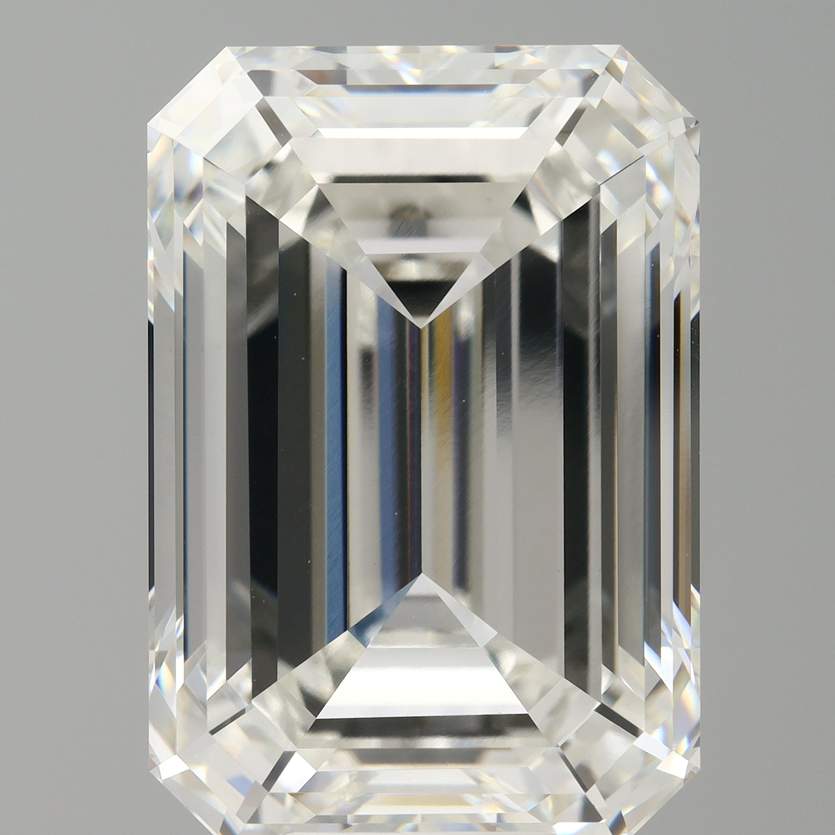 12.11 Carat Emerald Shaped, Ideal Cut, F Color, VVS2 Clarity, IGI Certified Lab Grown Diamond