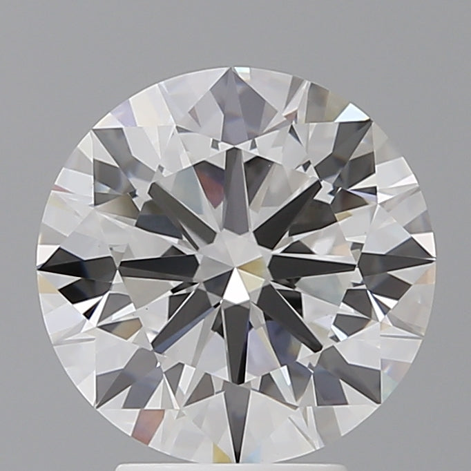 4.08 Carat Round Shaped, Ideal Cut, F Color, VVS2 Clarity, IGI Certified Lab Grown Diamond
