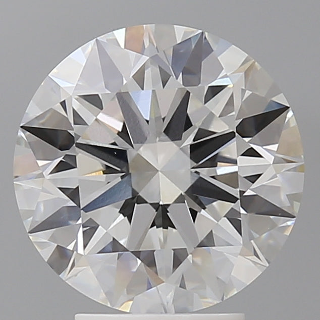 4.04 Carat Round Shaped, Ideal Cut, E Color, VVS2 Clarity, IGI Certified Lab Grown Diamond