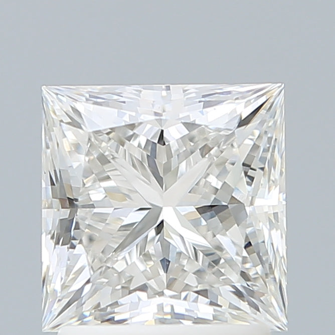2.04 Carat Princess Shaped, Ideal Cut, F Color, VVS2 Clarity, IGI Certified Lab Grown Diamond