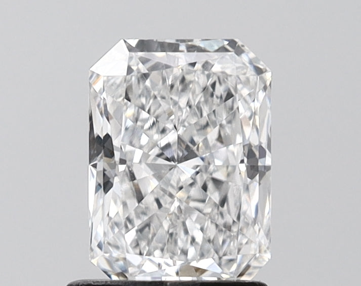 1.08 Carat Radiant Shaped, Excellent Cut, D Color, VVS2 Clarity, IGI Certified Lab Grown Diamond