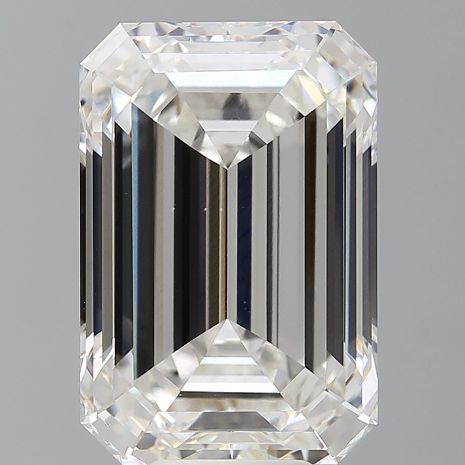 10.60 Carat Emerald Shaped, Ideal Cut, F Color, VS1 Clarity, IGI Certified Lab Grown Diamond