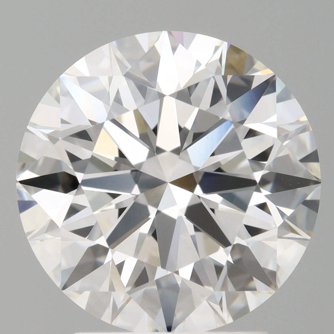 3.05 Carat Round Shaped, Ideal Cut, E Color, VVS2 Clarity, IGI Certified Lab Grown Diamond
