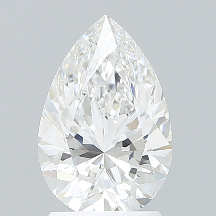 2.06 Carat Pear Shaped, Excellent Cut, E Color, VVS2 Clarity, IGI Certified Lab Grown Diamond