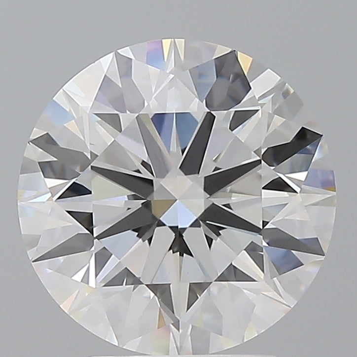 3.57 Carat Round Shaped, Ideal Cut, E Color, VVS2 Clarity, IGI Certified Lab Grown Diamond