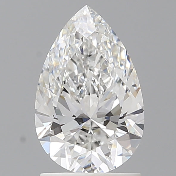 1.55 Carat Pear Shaped, Ideal Cut, D Color, VS1 Clarity, IGI Certified Lab Grown Diamond
