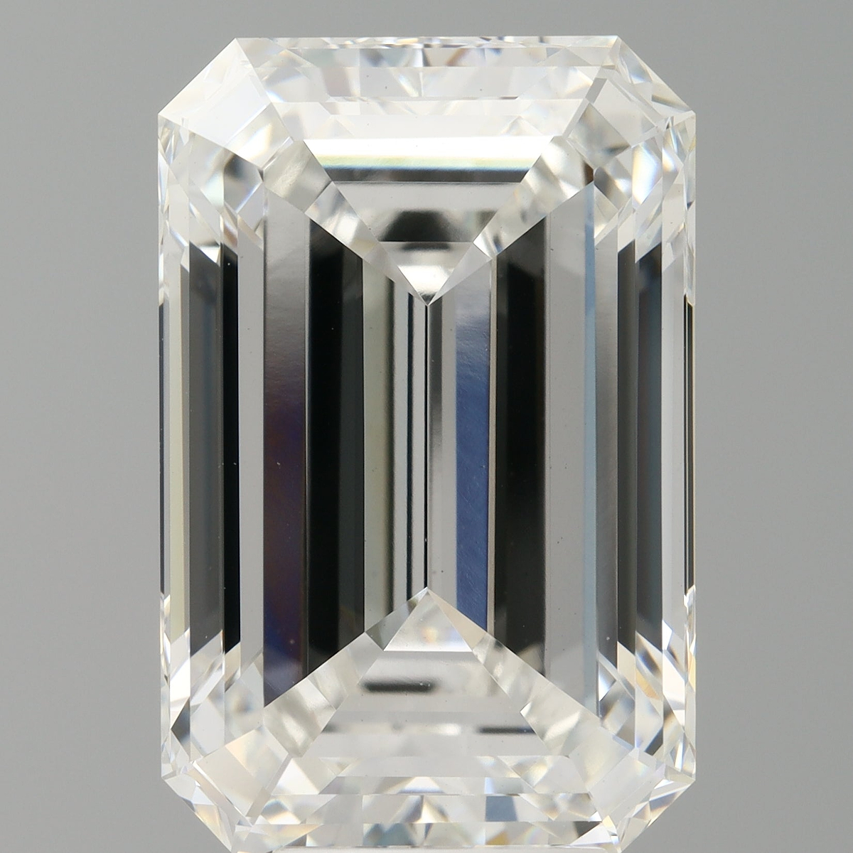 8.07 Carat Emerald Shaped, Ideal Cut, F Color, VVS2 Clarity, IGI Certified Lab Grown Diamond