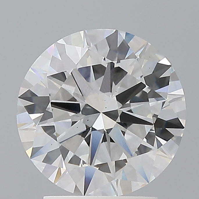 2.51 Carat Round Shaped, Excellent Cut, E Color, VS1 Clarity, IGI Certified Lab Grown Diamond