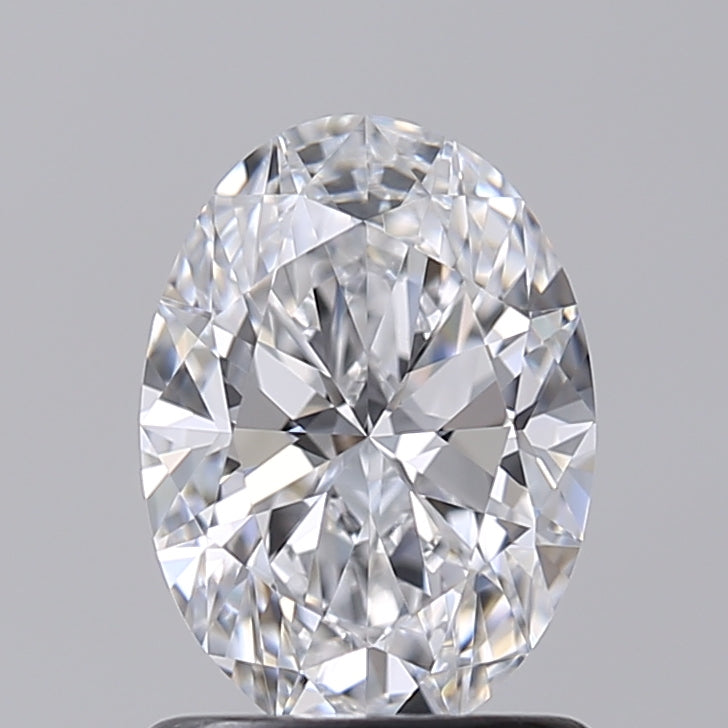 1.08 Carat Oval Shaped, Ideal Cut, D Color, VVS1 Clarity, IGI Certified Lab Grown Diamond