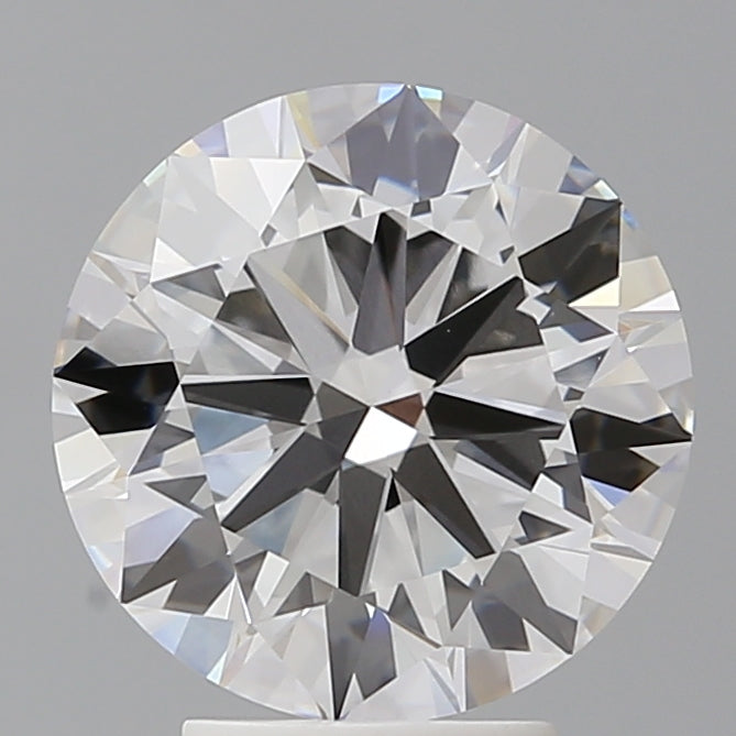 4.01 Carat Round Shaped, Excellent Cut, E Color, VVS2 Clarity, IGI Certified Lab Grown Diamond