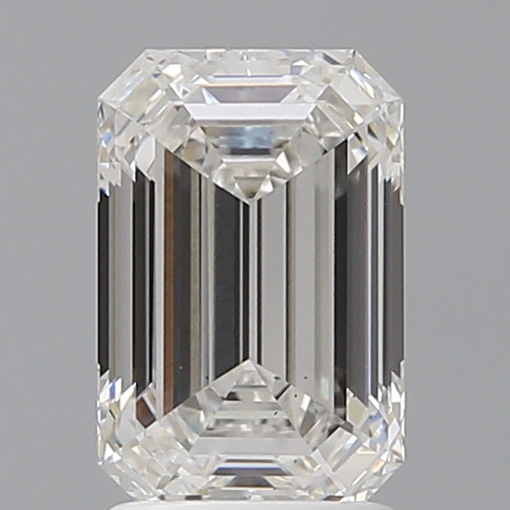 2.09 Carat Emerald Shaped, Ideal Cut, F Color, VS1 Clarity, IGI Certified Lab Grown Diamond