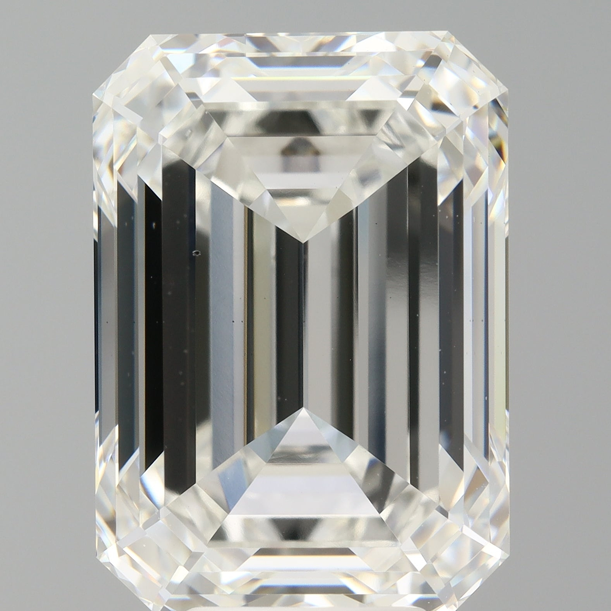 9.08 Carat Emerald Shaped, Ideal Cut, F Color, VS2 Clarity, IGI Certified Lab Grown Diamond