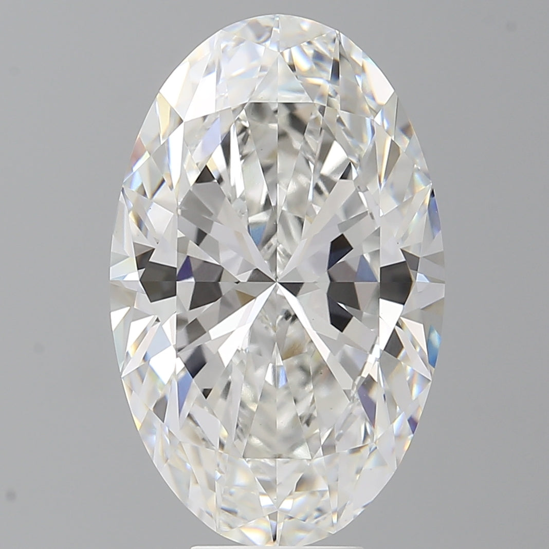 9.09 Carat Oval Shaped, Ideal Cut, E Color, VVS2 Clarity, IGI Certified Lab Grown Diamond