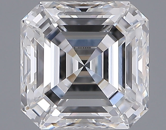 1.05 Carat Asscher Shaped, Ideal Cut, E Color, VVS1 Clarity, IGI Certified Lab Grown Diamond