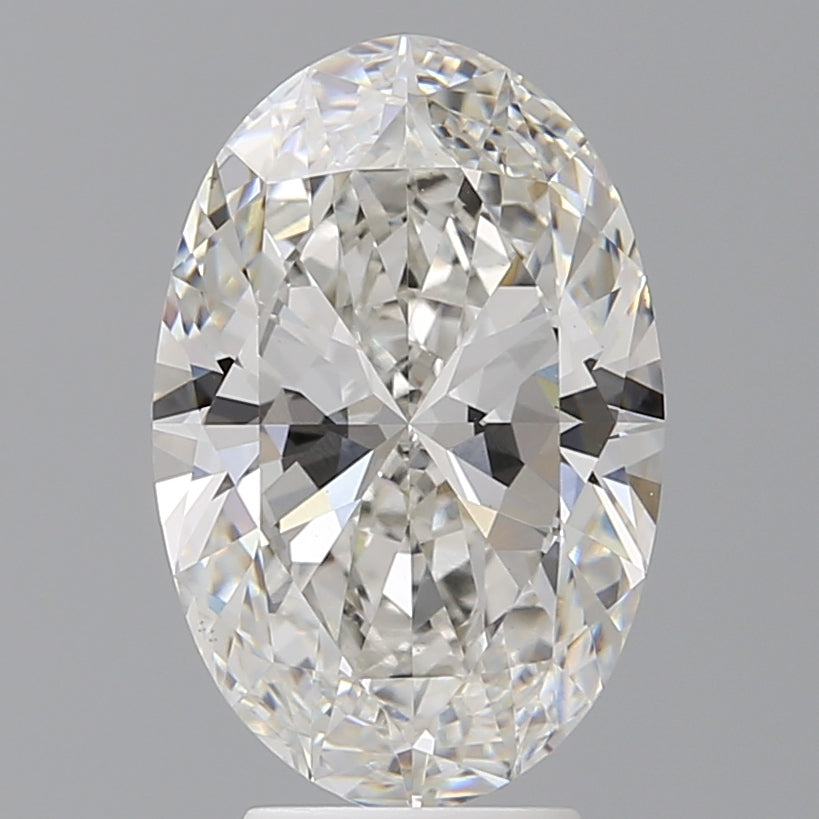 4.42 Carat Oval Shaped, Ideal Cut, F Color, VVS2 Clarity, IGI Certified Lab Grown Diamond