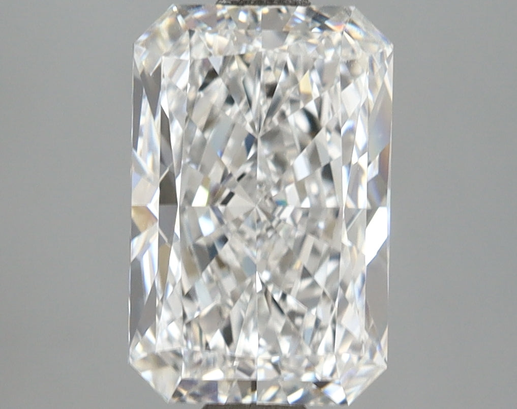 3.01 Carat Radiant Shaped, Ideal Cut, E Color, VVS2 Clarity, IGI Certified Lab Grown Diamond